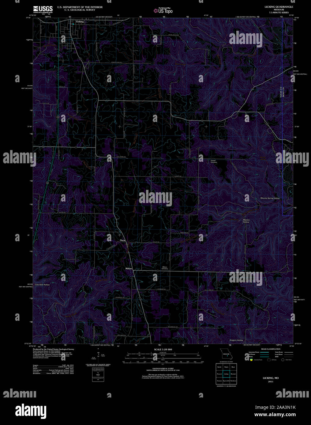 Map of licking hires stock photography and images Alamy