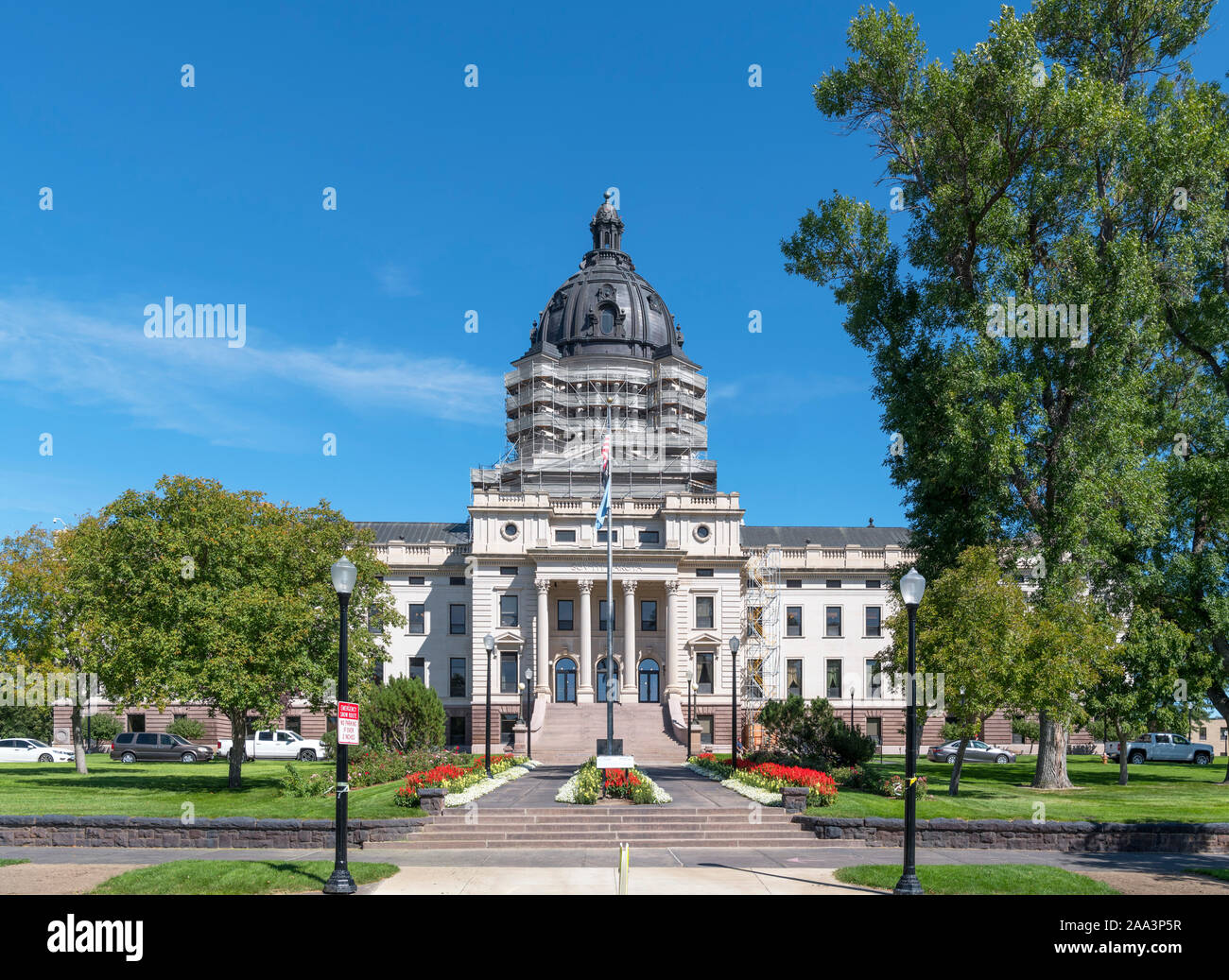 South Dakota State Capitol, Pierre, South Dakota, USA Stock Photo