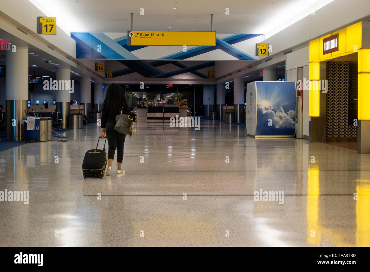 JFK airport in Queens NYC Stock Photo