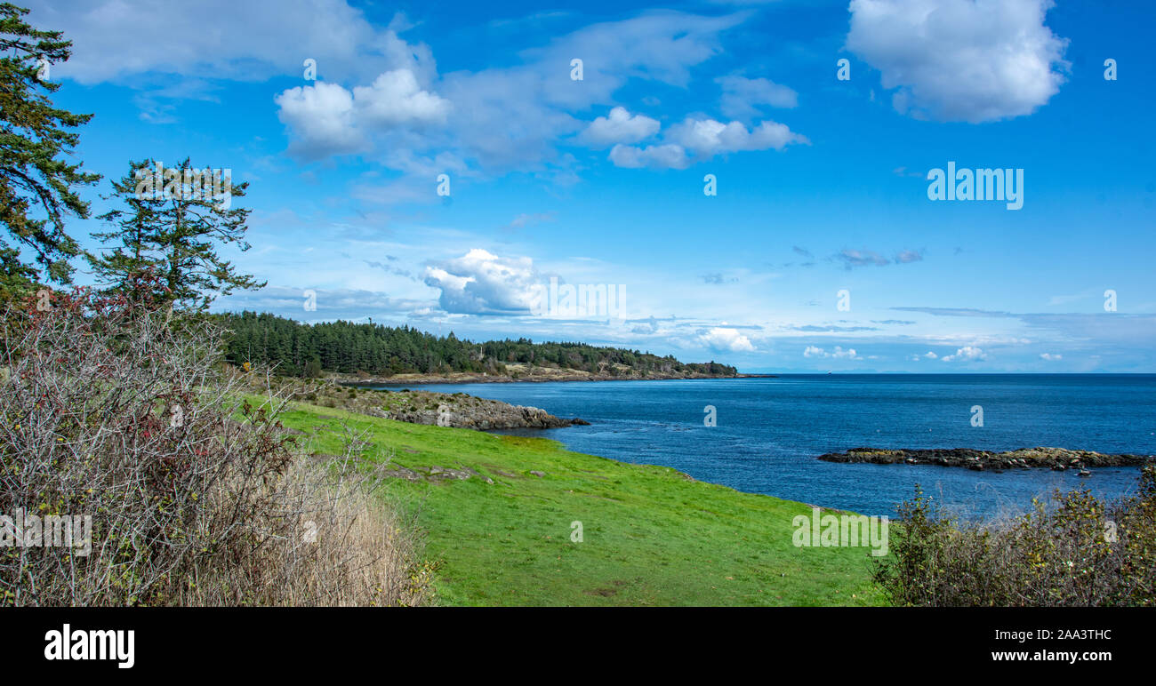 Coastal landscape, Vancouver Island, British Columbia, Canada Stock Photo