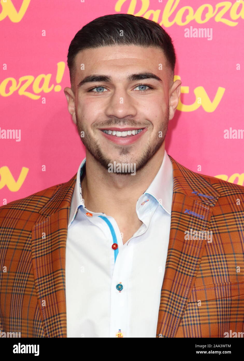 London, UK. Tommy Fury at ITV Palooza 2019 at the Royal Festival Hall, South Bank, London on November 12th 2019. Ref: LMK73-J5781-131119 Keith Mayhew/Landmark Media WWW.LMKMEDIA.COM Stock Photo