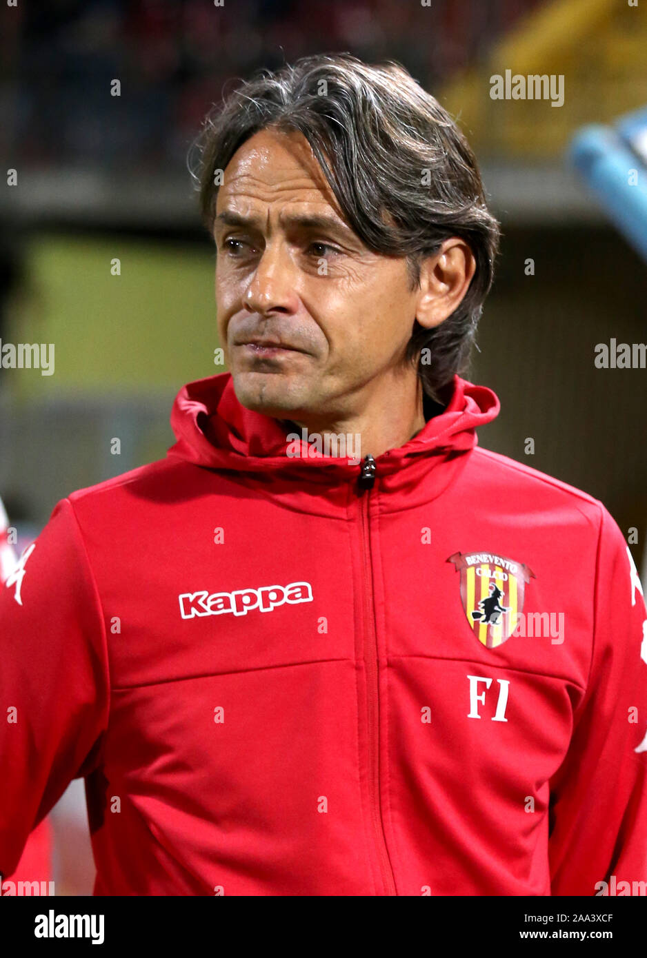 Football Italy - League Serie B BKT 2019-2020 / ( Benevento Calcio ) -  Filippo Inzaghi ,Coach of Benevento Calcio Stock Photo