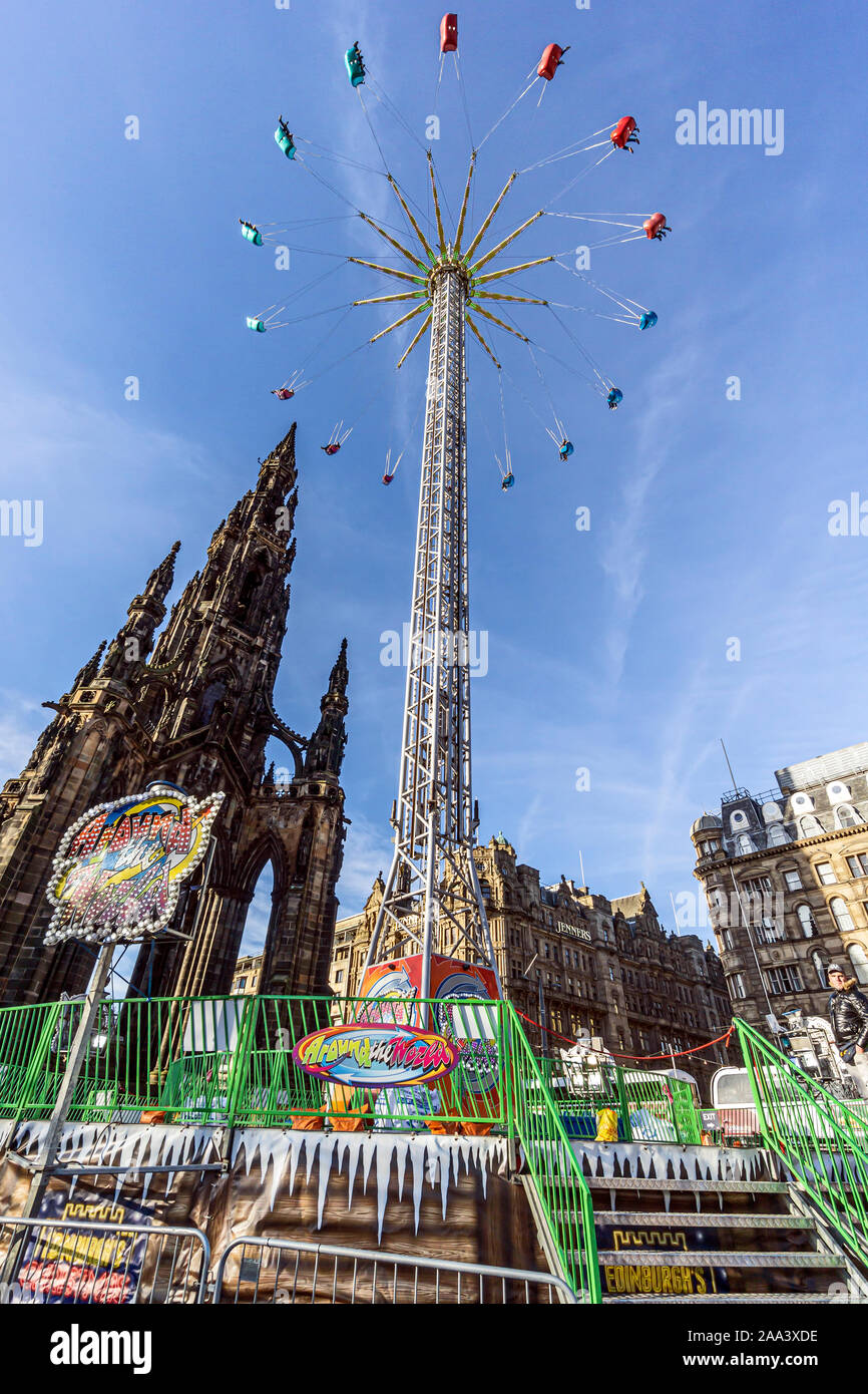 Edinburgh christmas markets hires stock photography and images Alamy