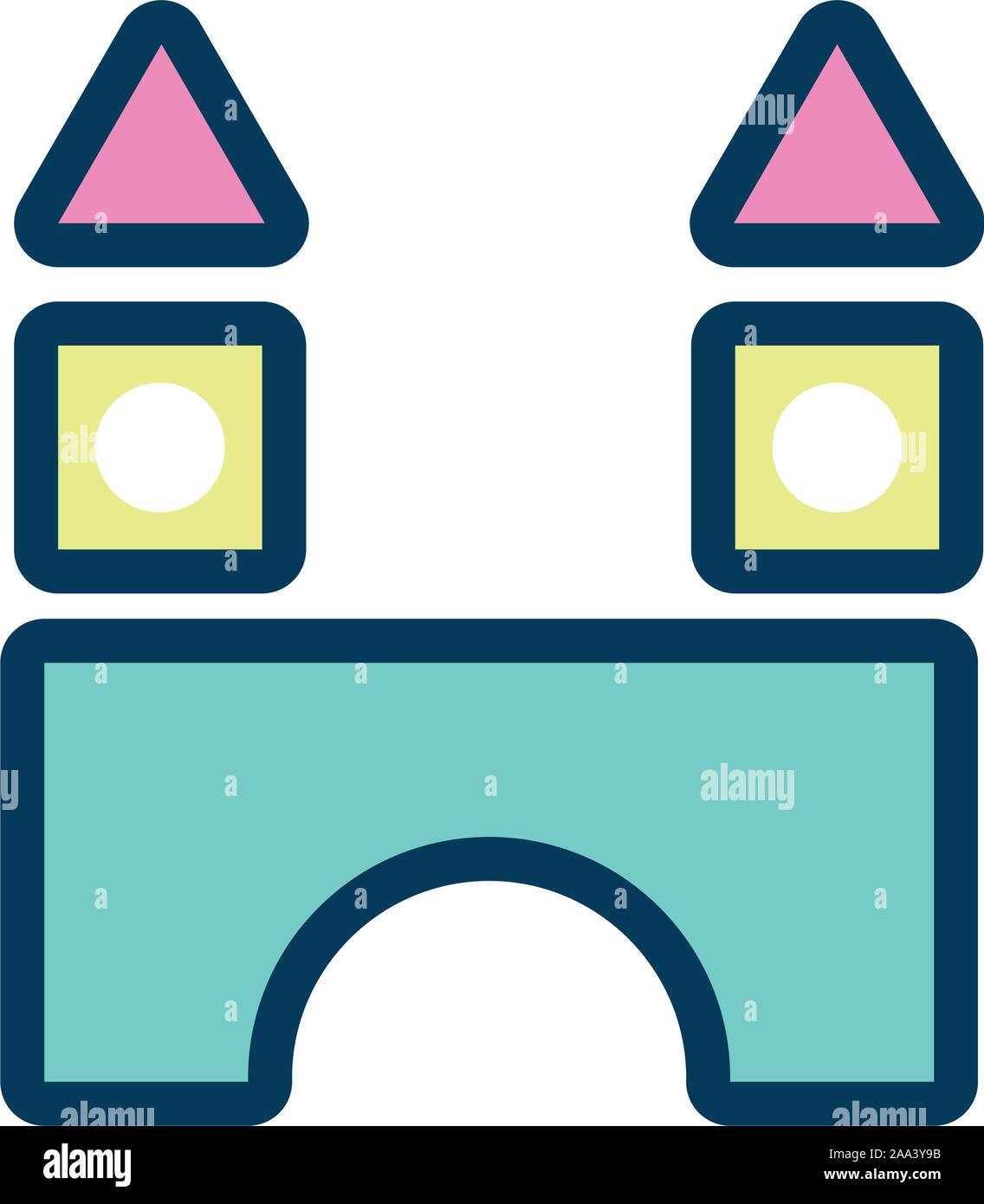 Educational castle Stock Vector Images - Alamy