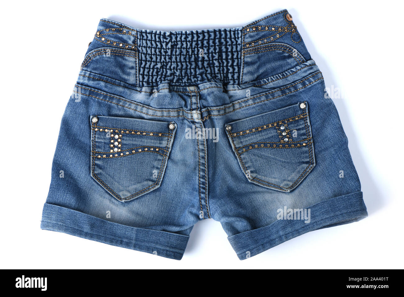 Jean shorts Cut Out Stock Images & Pictures - Alamy