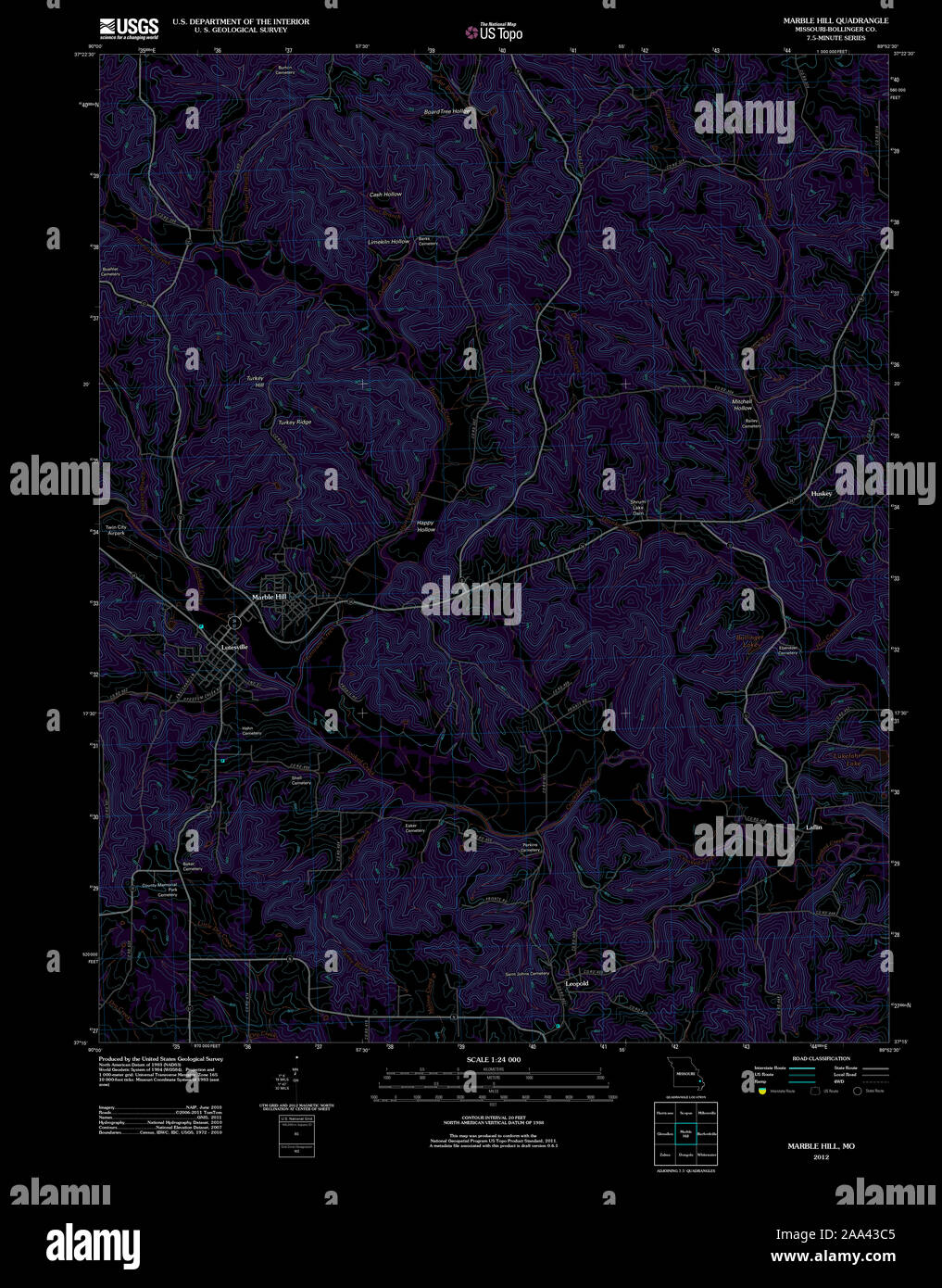 Marble hill map hires stock photography and images Alamy
