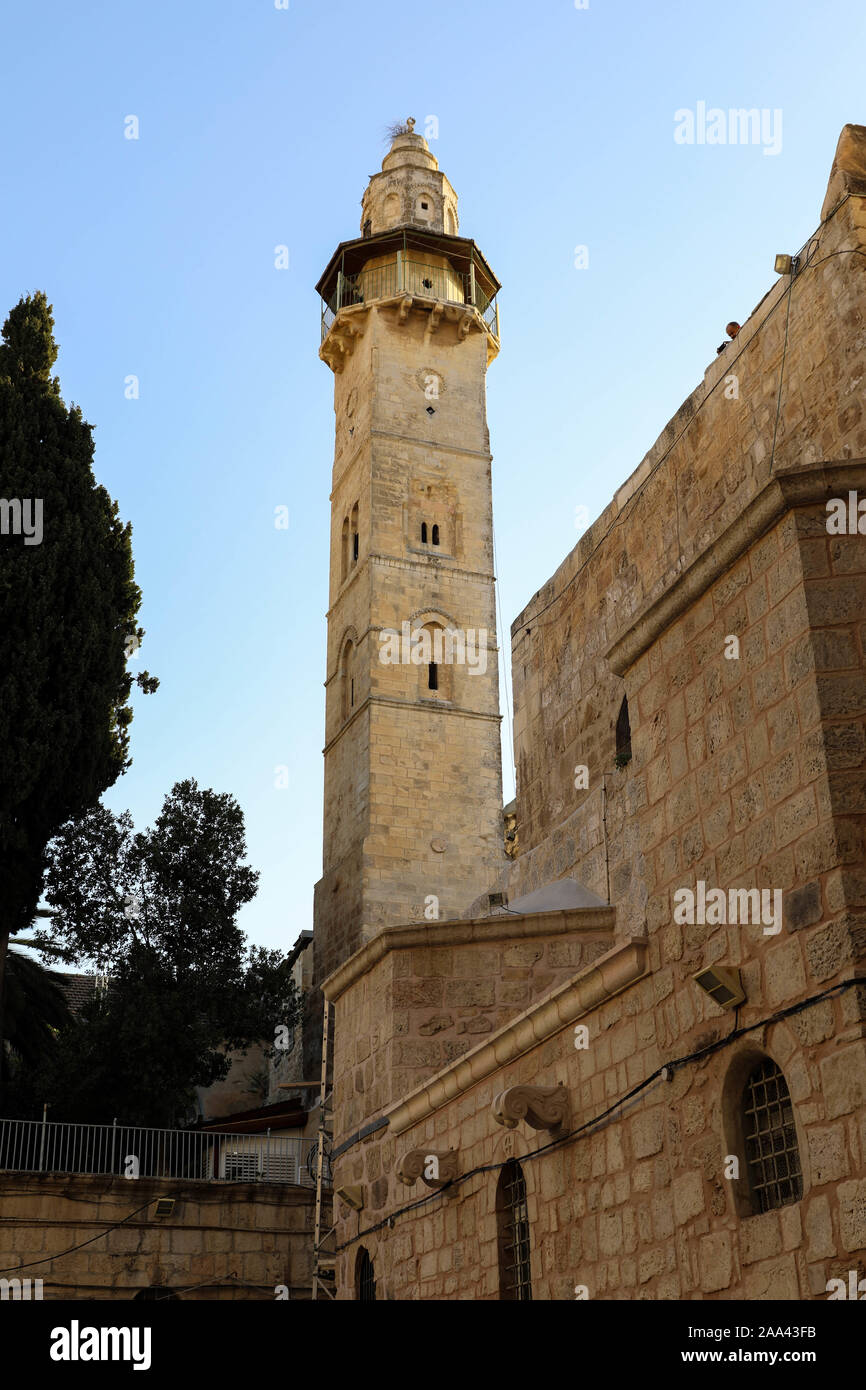 Church Of The Holy Sepulchre, The Old City Of Jerusalem, Israel Stock ...