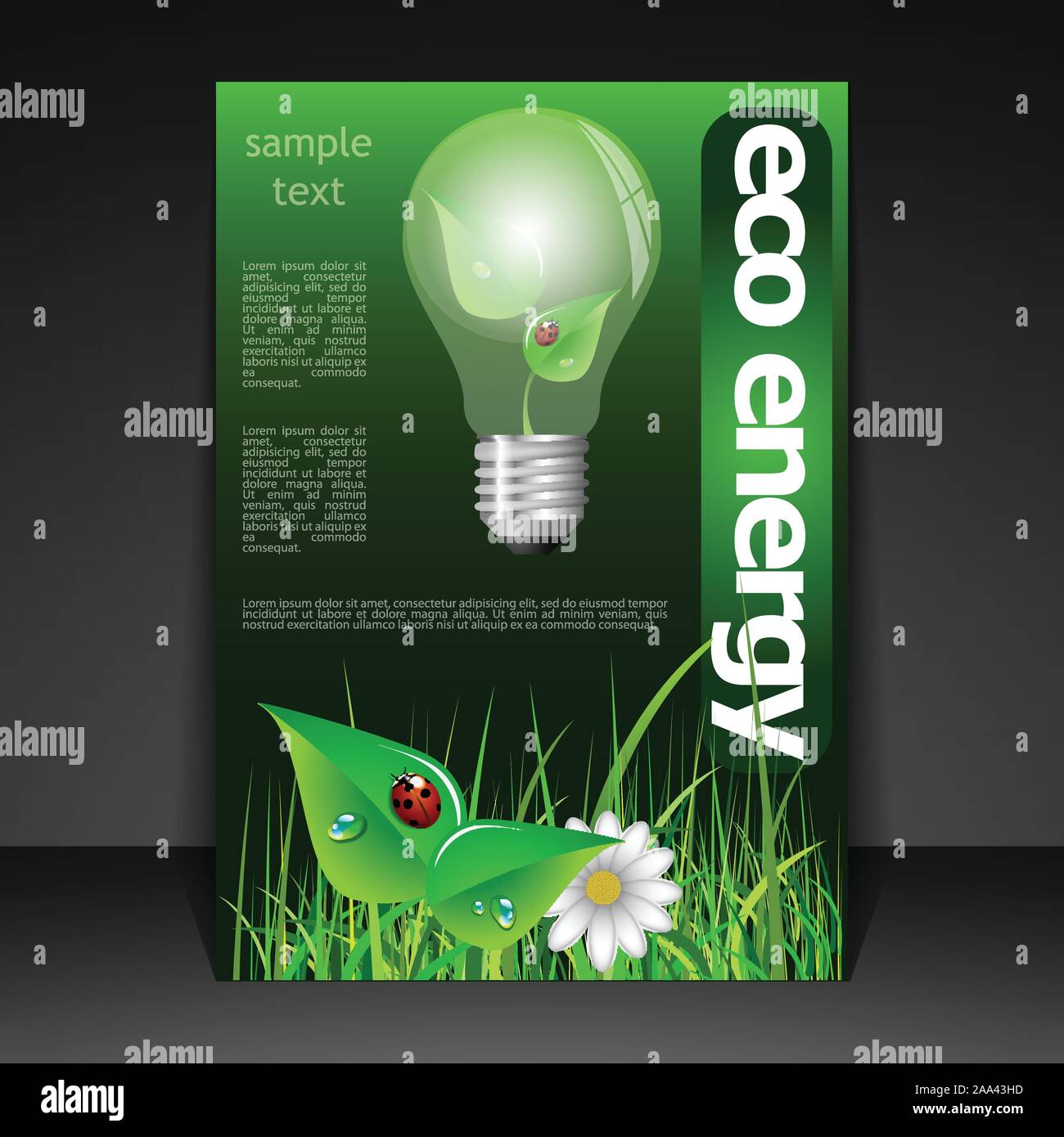 Colorful Modern Style Natural Environmentally Friendly Power Concept