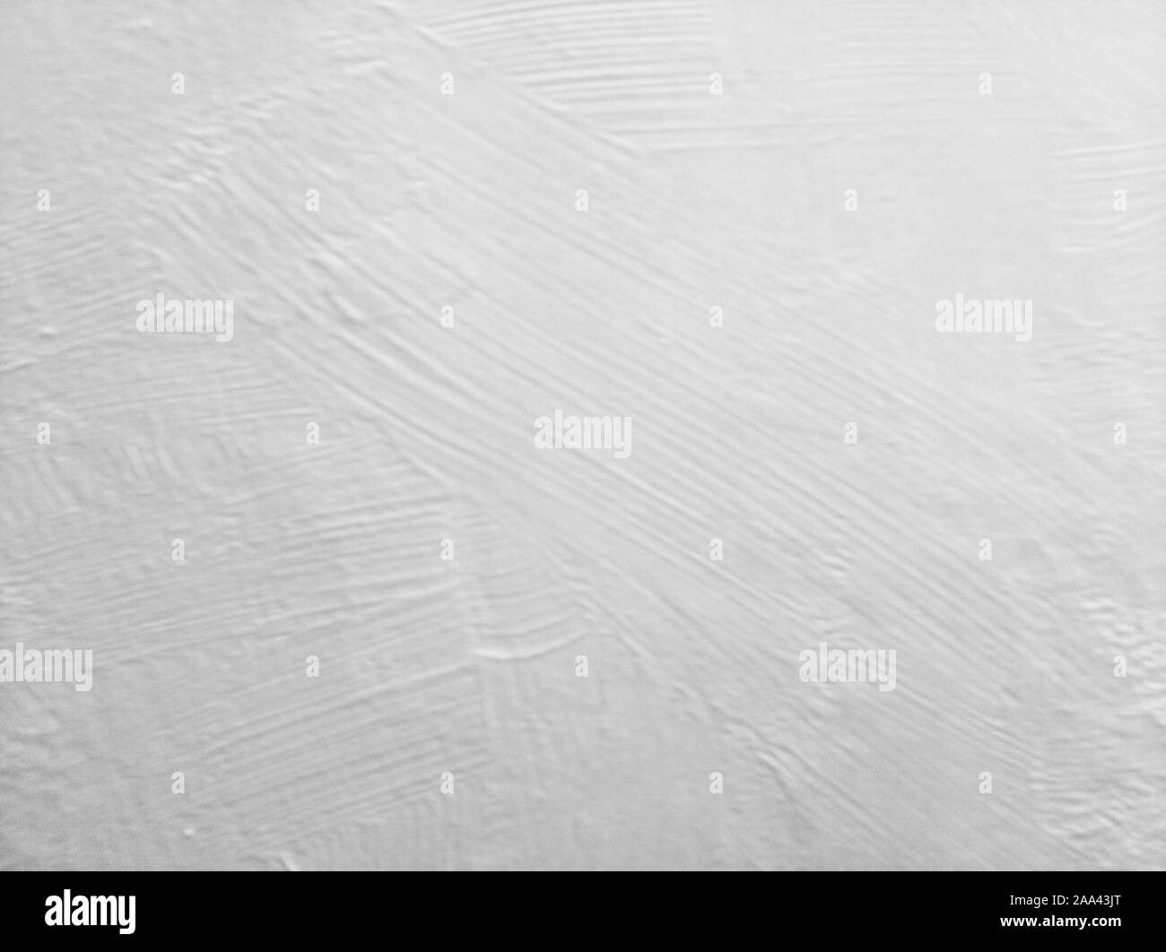 Abstract background - white paint texture - brush strokes bump normal map Stock Photo