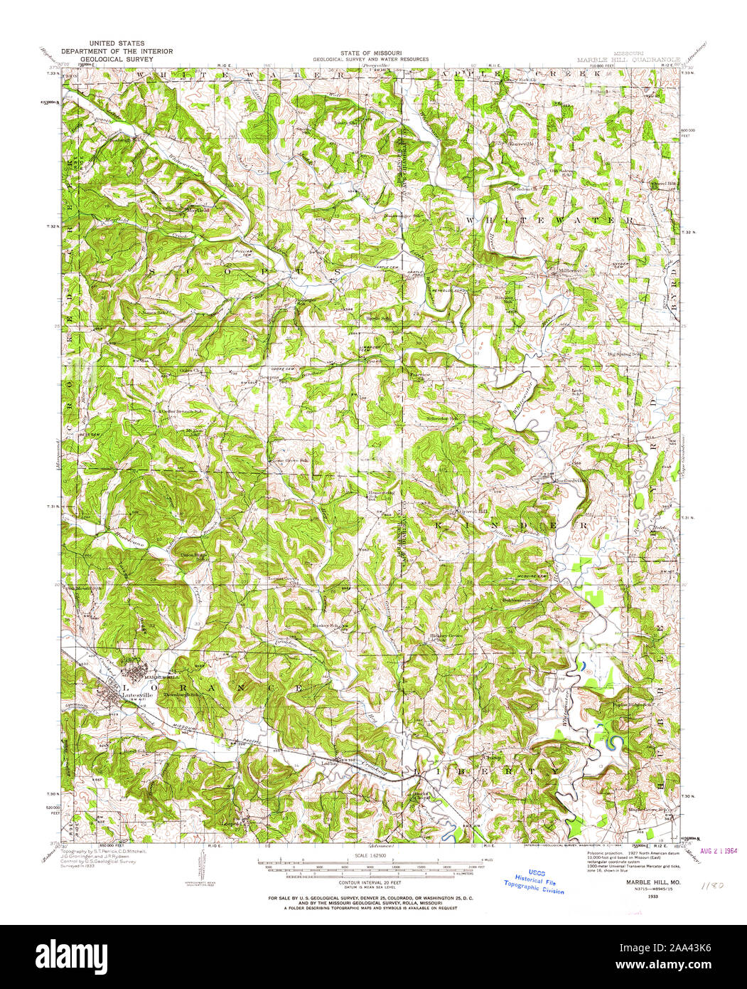 Map of marble hill missouri hires stock photography and images Alamy