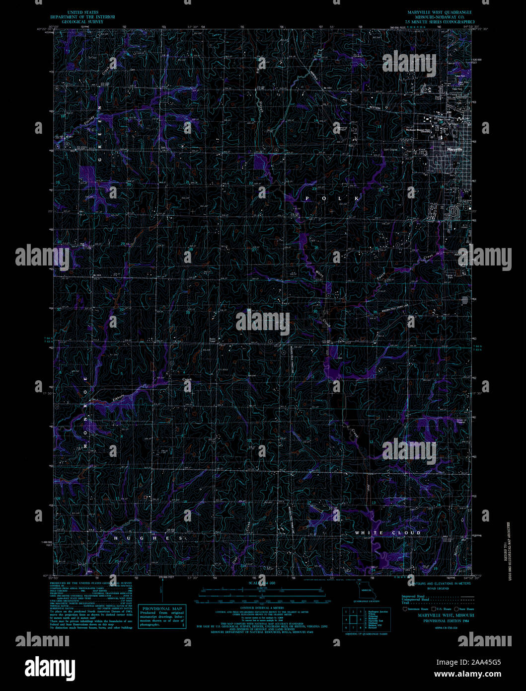 Map of maryville missouri hires stock photography and images Alamy