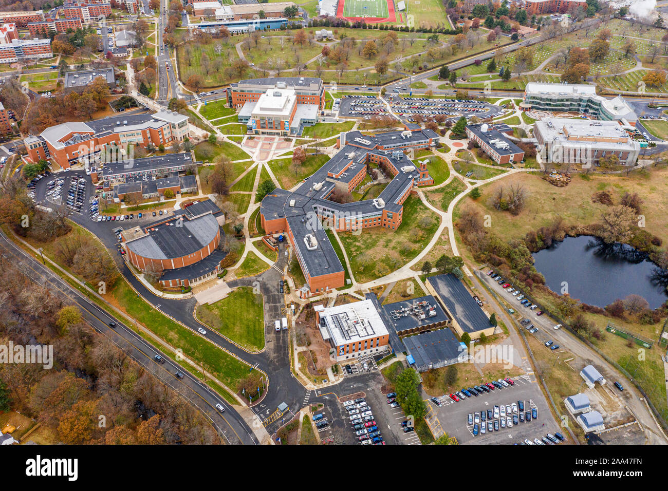 Southern Connecticut State University, New Haven, CT, USA Stock Photo