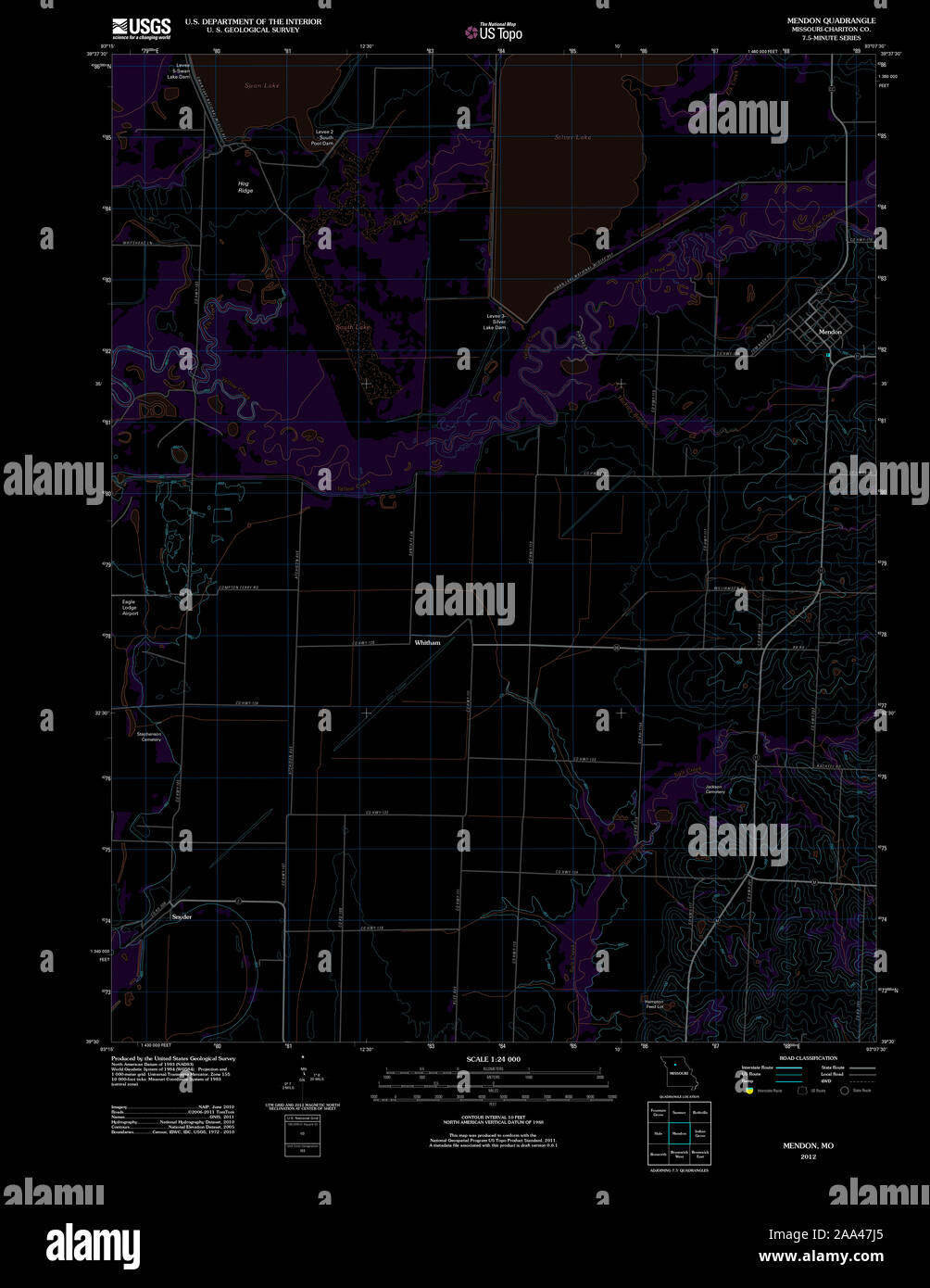 Map of mendon missouri hires stock photography and images Alamy