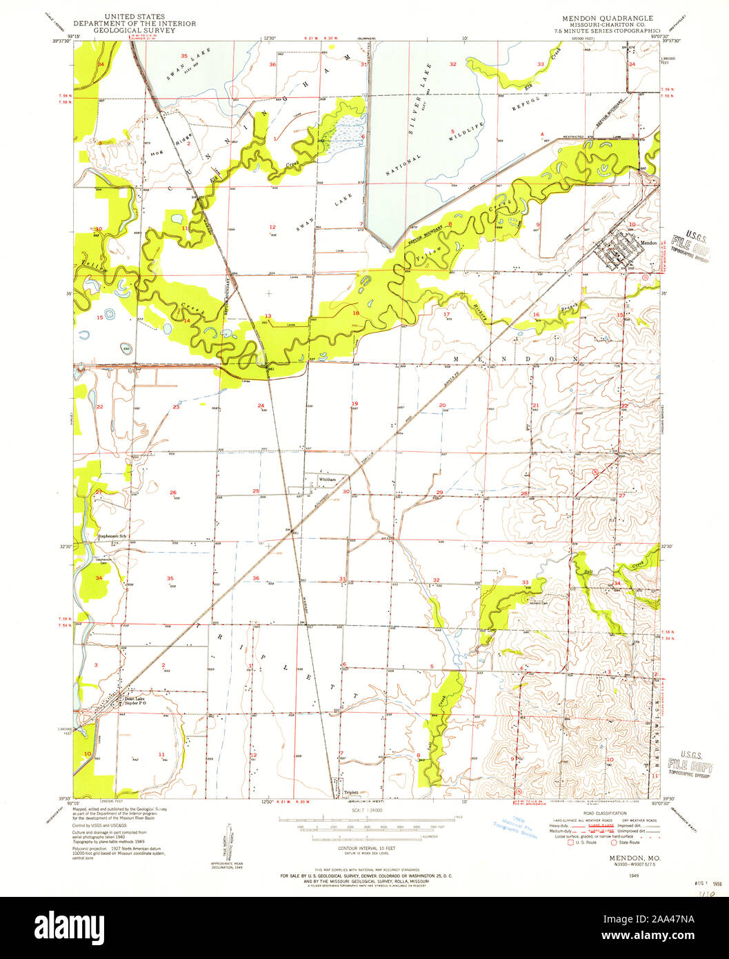 Map of mendon missouri hires stock photography and images Alamy