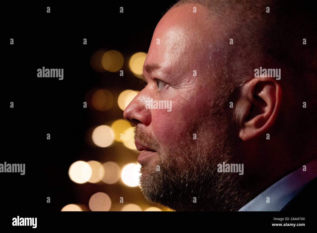 Utrecht, Netherlands. 19th Nov, 2019. RIJSWIJK, Centre, 19-11-2019, Raymond van Barneveld at the launch party of his new book ‘Game Over'. Credit: Pro Shots/Alamy Live News Stock Photo