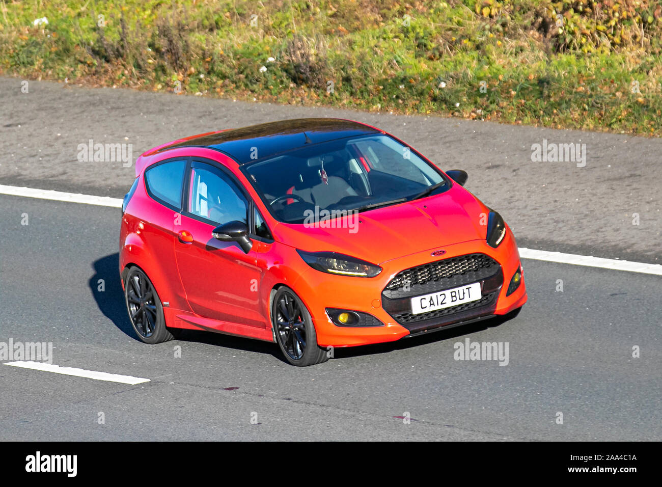 Fiesta zetec s red hi-res stock photography and images - Alamy