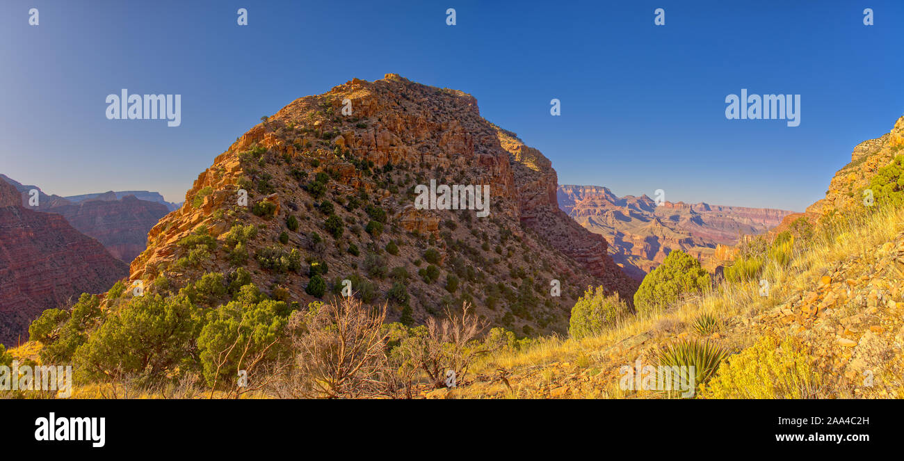 Summit of Coronado Butte, South Rim, Grand Canyon, Arizona, USA Stock Photo