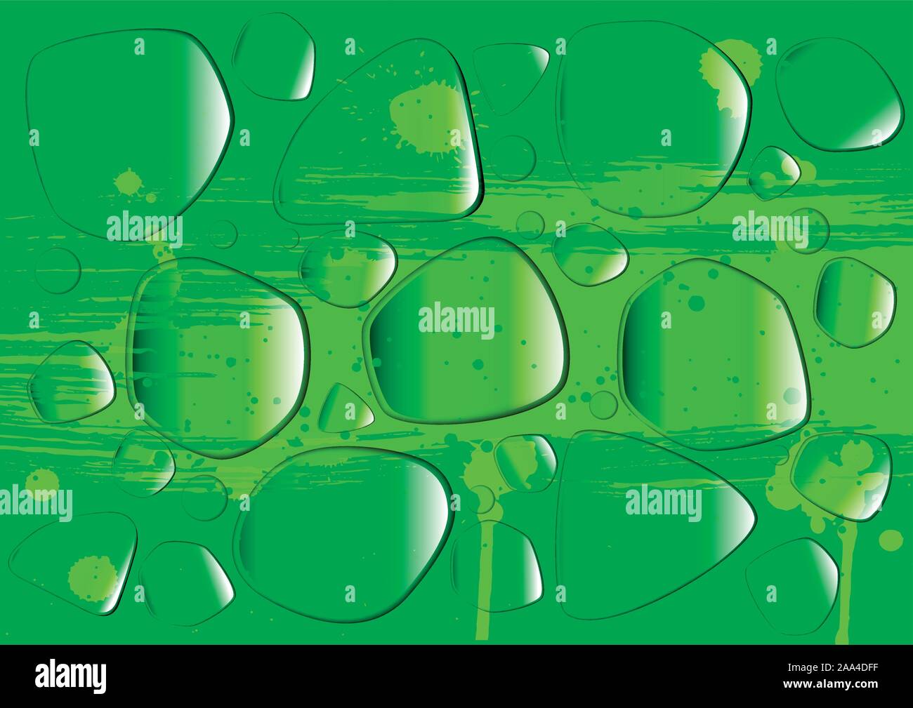 Glass drops Stock Vector