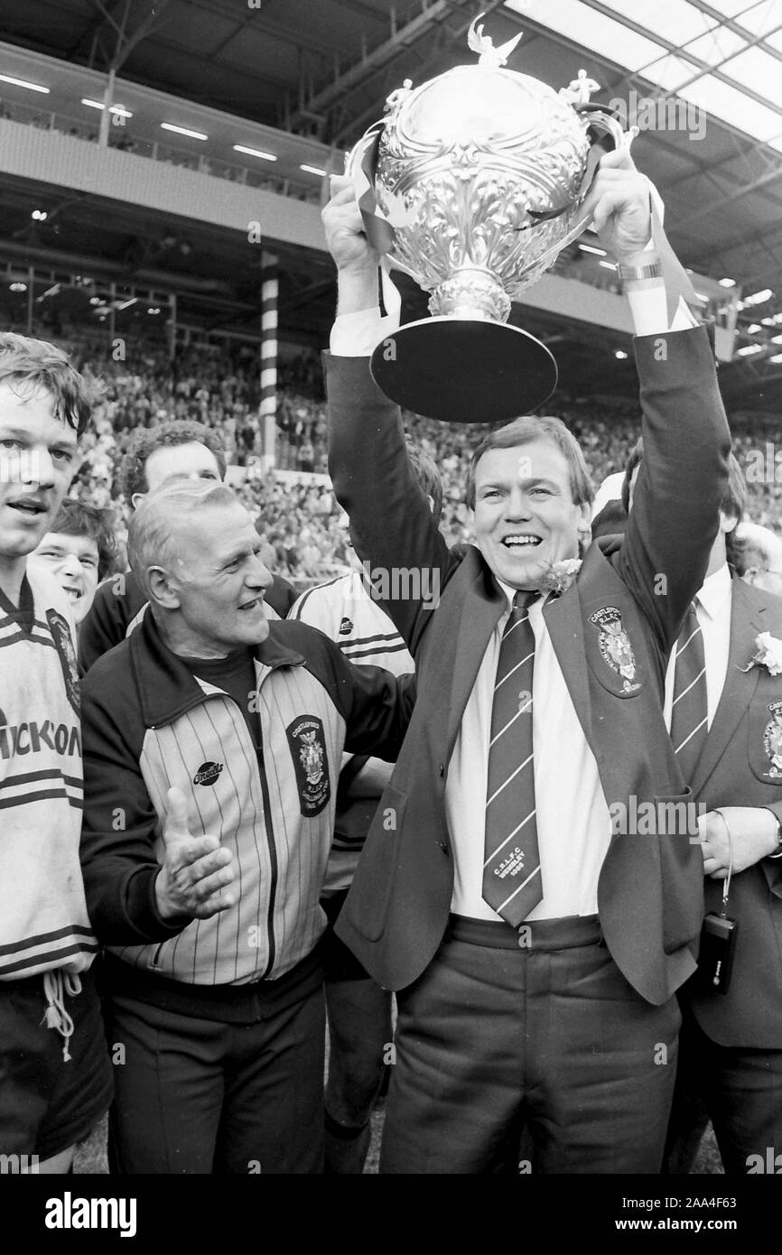 Castleford v Hull KR 1986 Rugby League Wembley: credit David Hickes and Simon Dewhurst Stock Photo