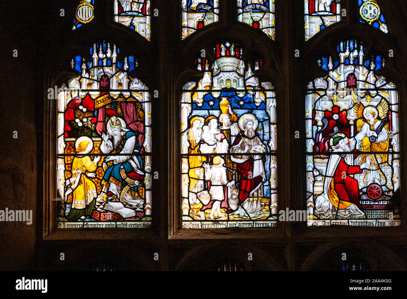 Christ church oxford stained glass window hires stock photography and