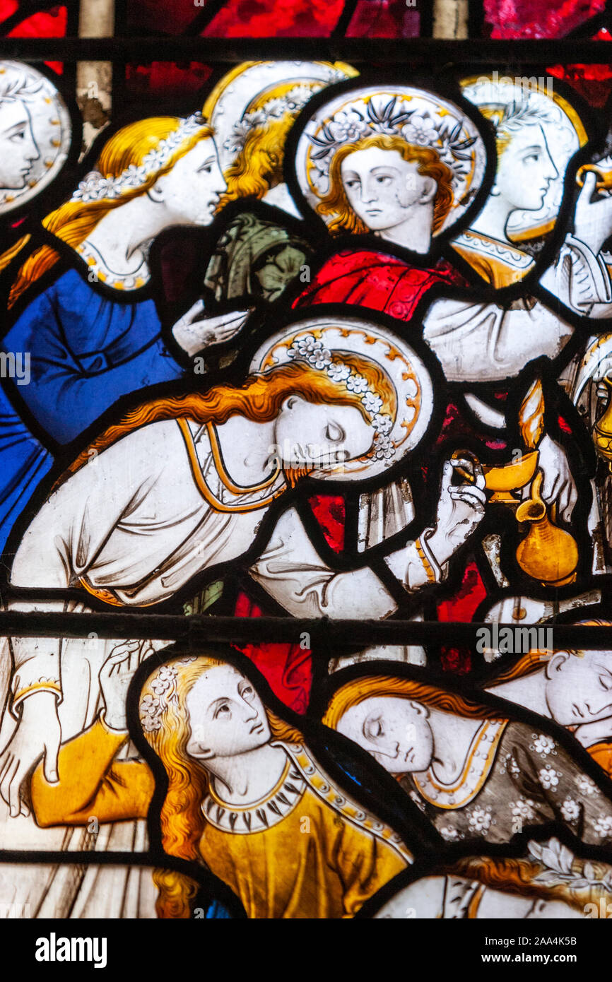 Stained glass window , Christ Church Cathedral, Christ Church college