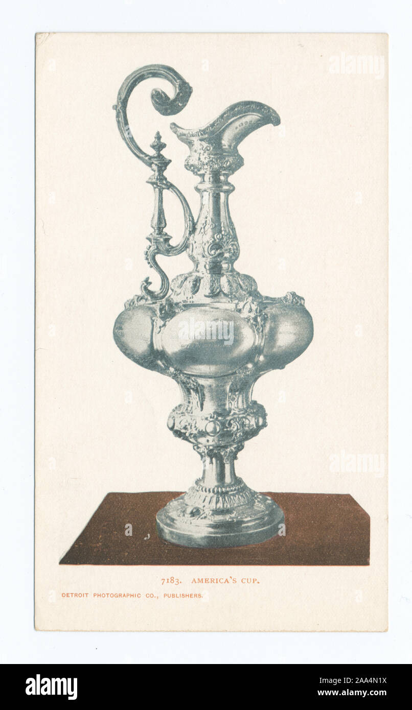 19031904.; America's Cup Stock Photo Alamy