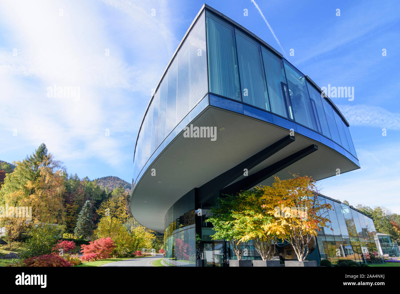 Fuschl am See: Red Bull Headquarters in Salzkammergut, Salzburg, Austria  Stock Photo - Alamy