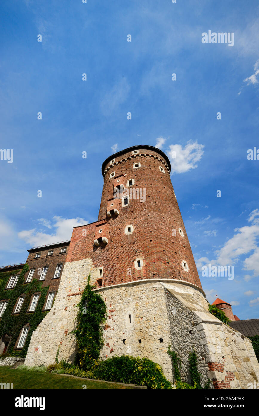 Wawel castle, a Unesco World Heritage Site. Krakow, Poland Stock Photo