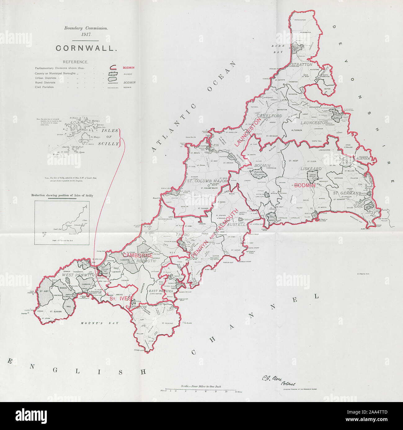 Ordnance survey map cornwall hires stock photography and images Alamy