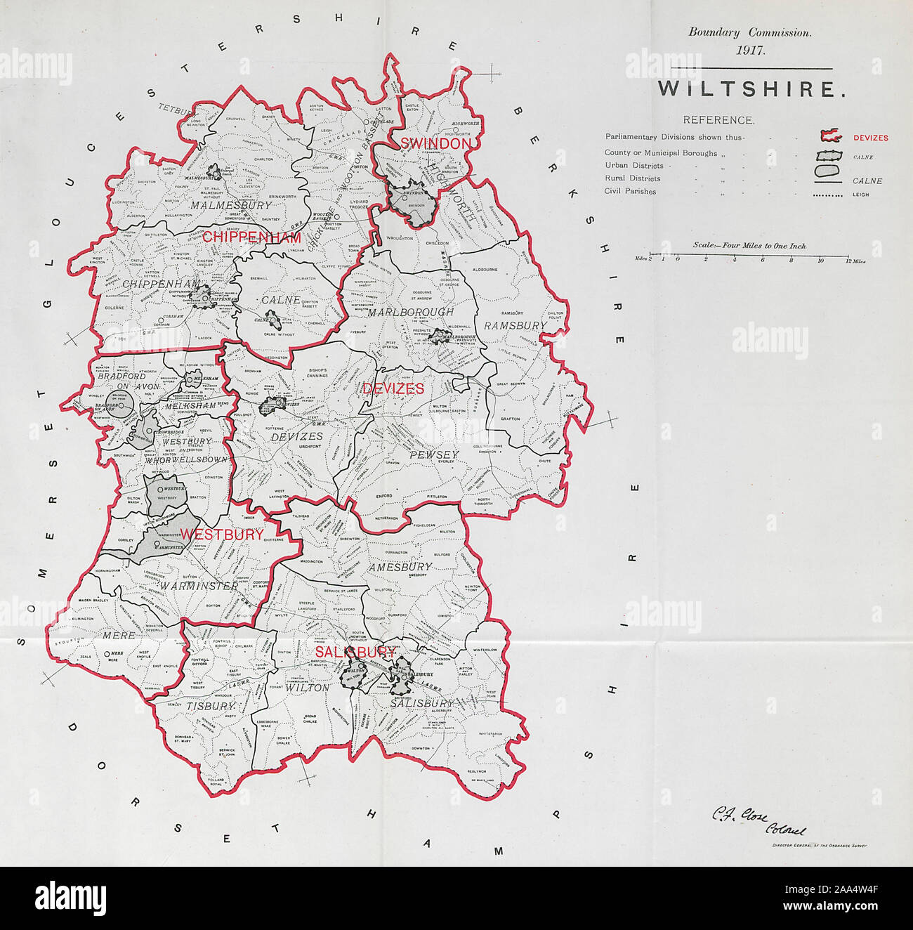 wiltshire-parliamentary-county-boundary-commission-close-1917-old-map