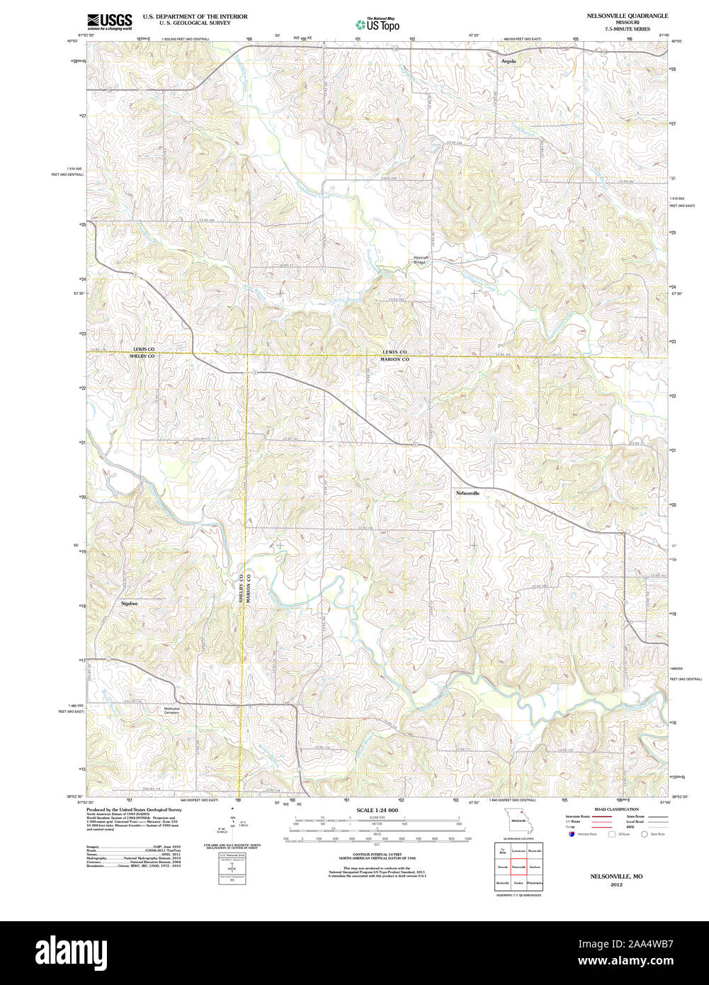 Map of nelsonville hires stock photography and images Alamy
