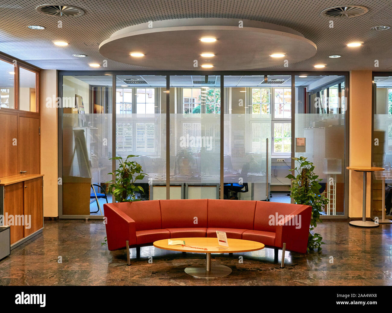 modern lobby seating