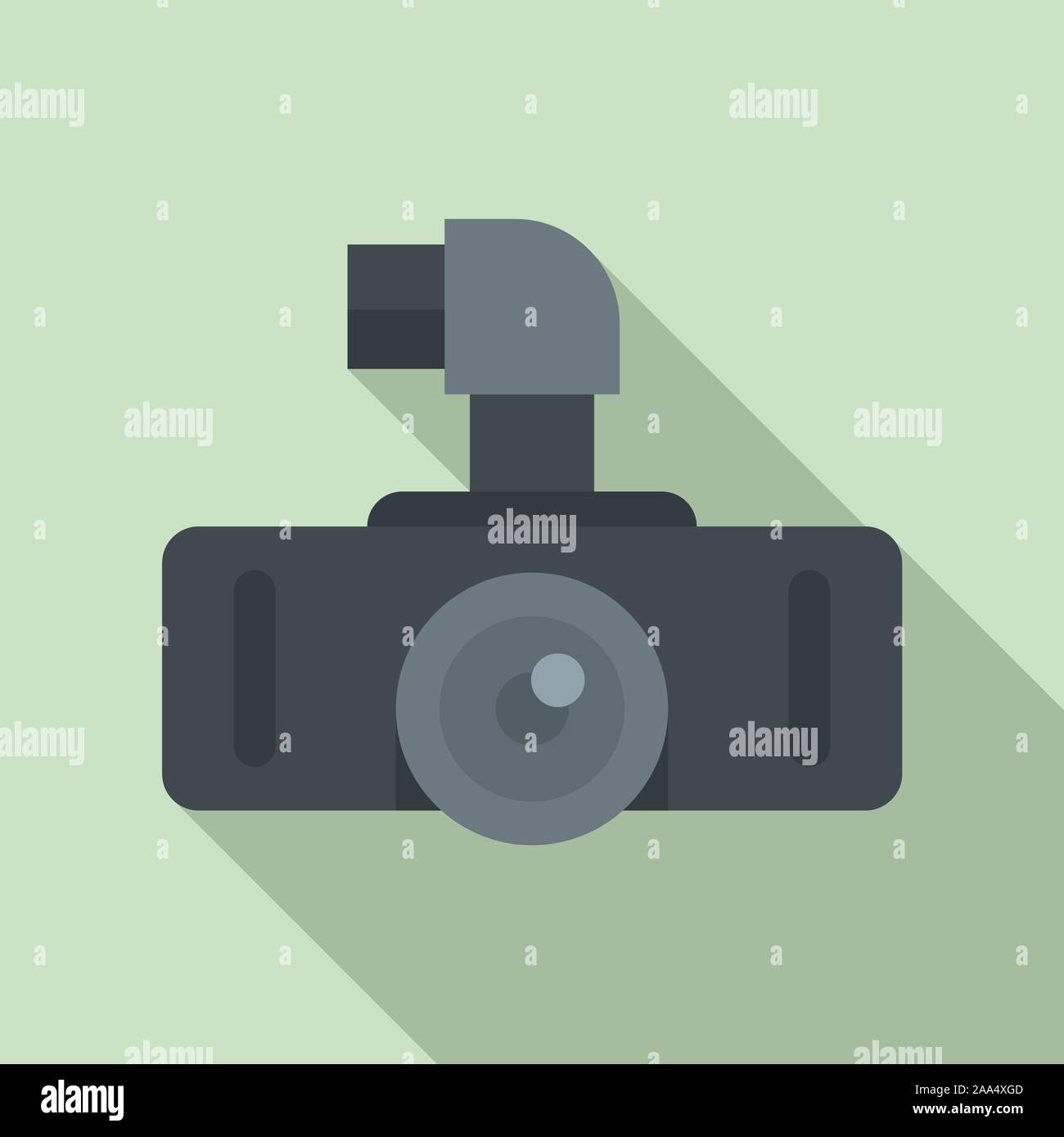 Hd dvr recorder icon. Flat illustration of hd dvr recorder vector icon ...