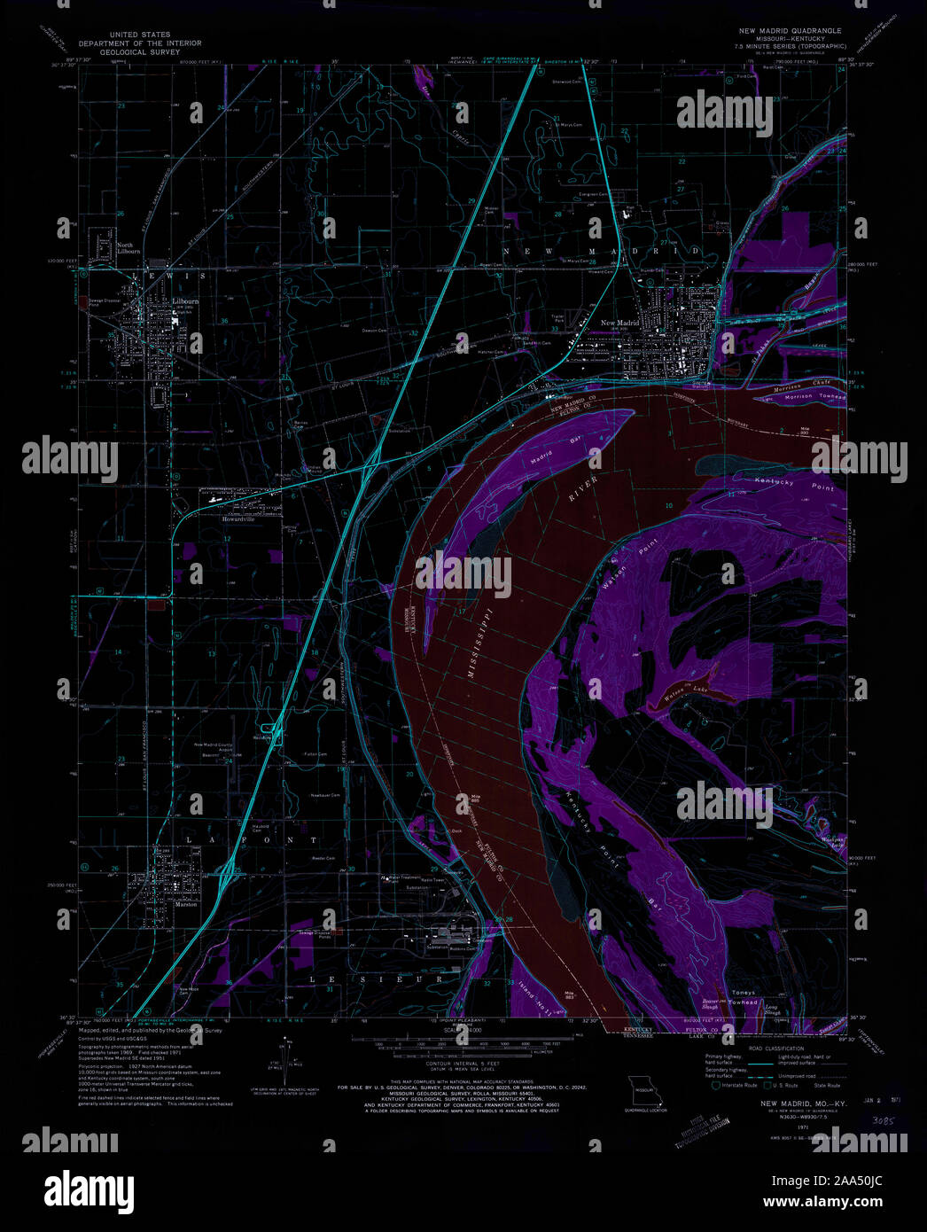 Map of new madrid missouri hires stock photography and images Alamy