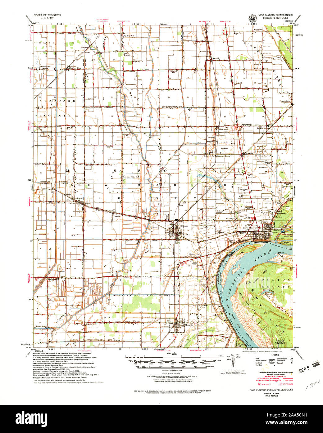New madrid missouri map hires stock photography and images Alamy