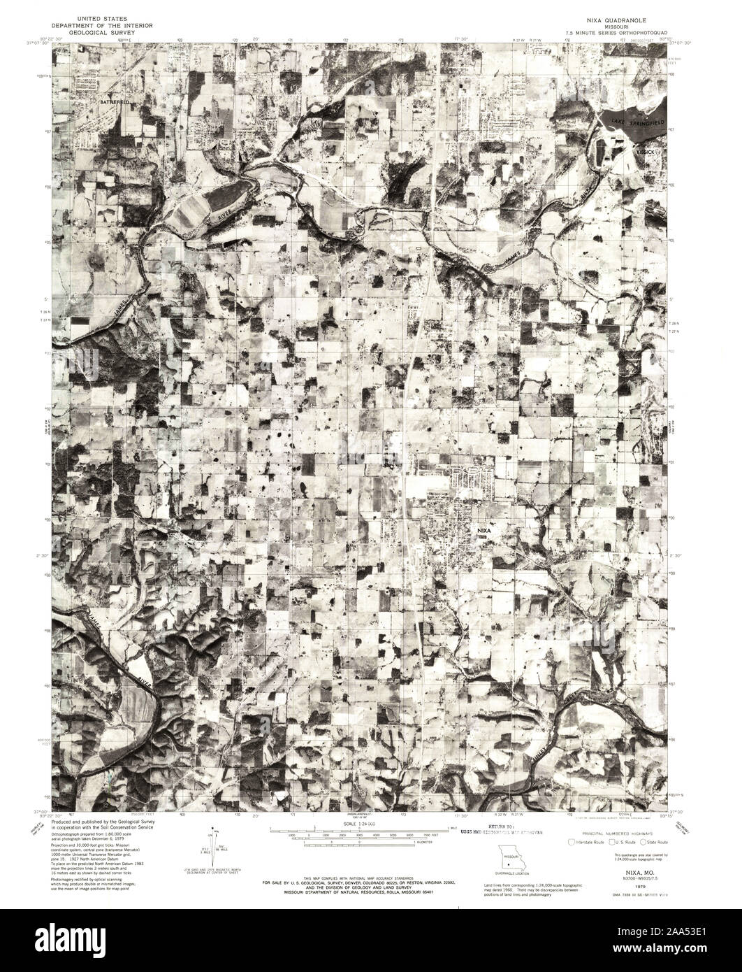 Map of nixa hires stock photography and images Alamy