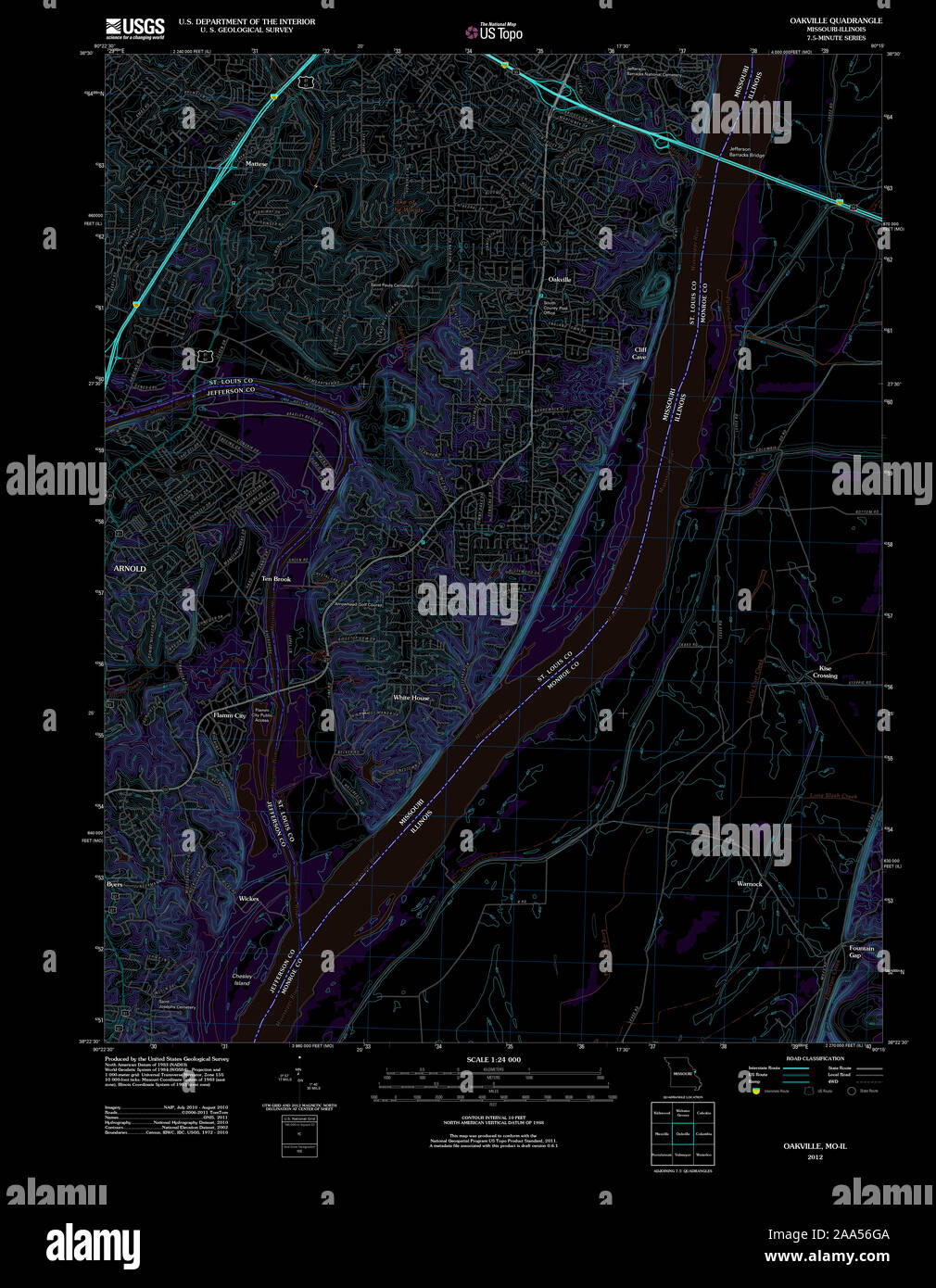 Map of oakville hires stock photography and images Alamy
