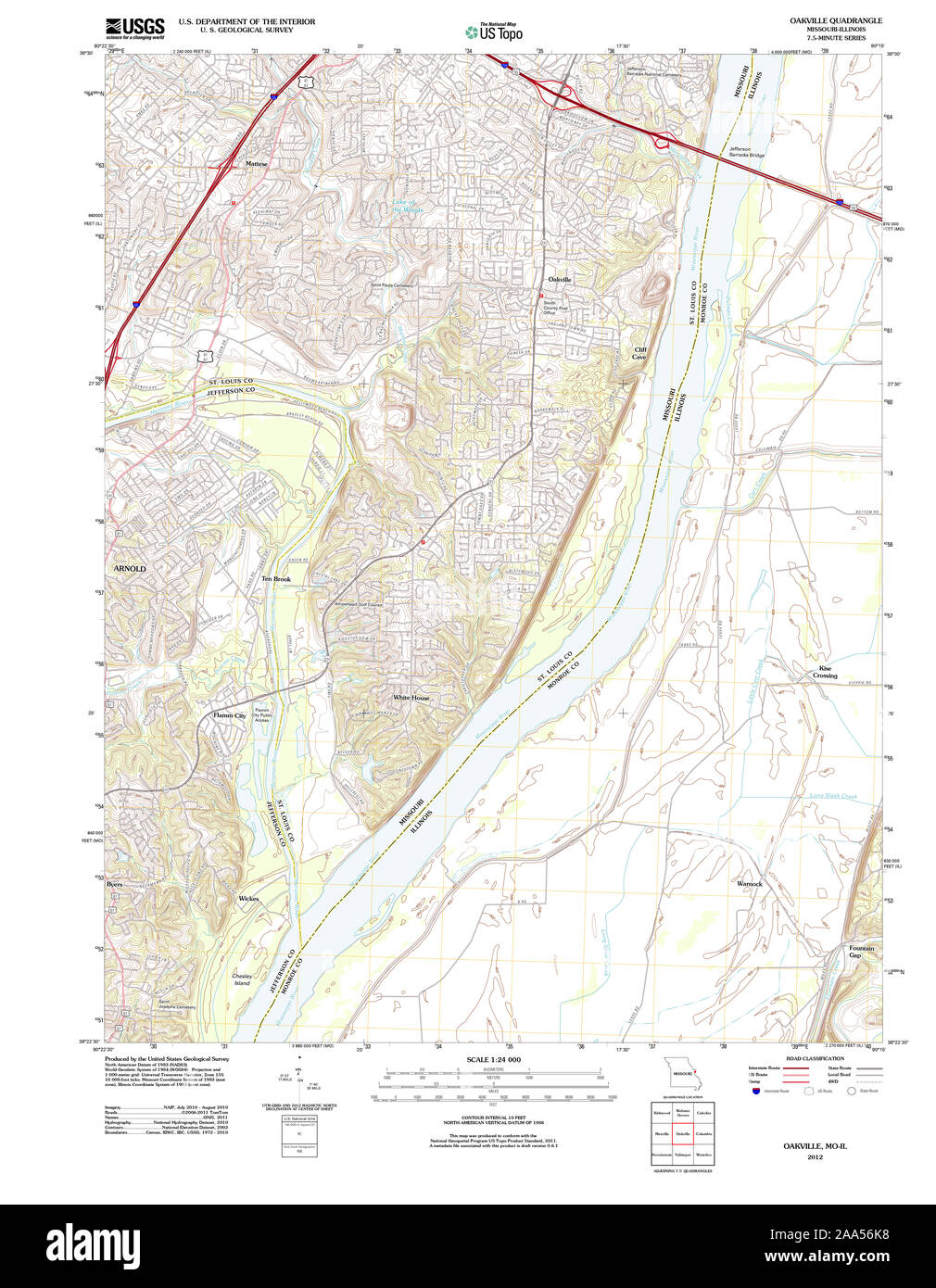 Map of oakville hires stock photography and images Alamy