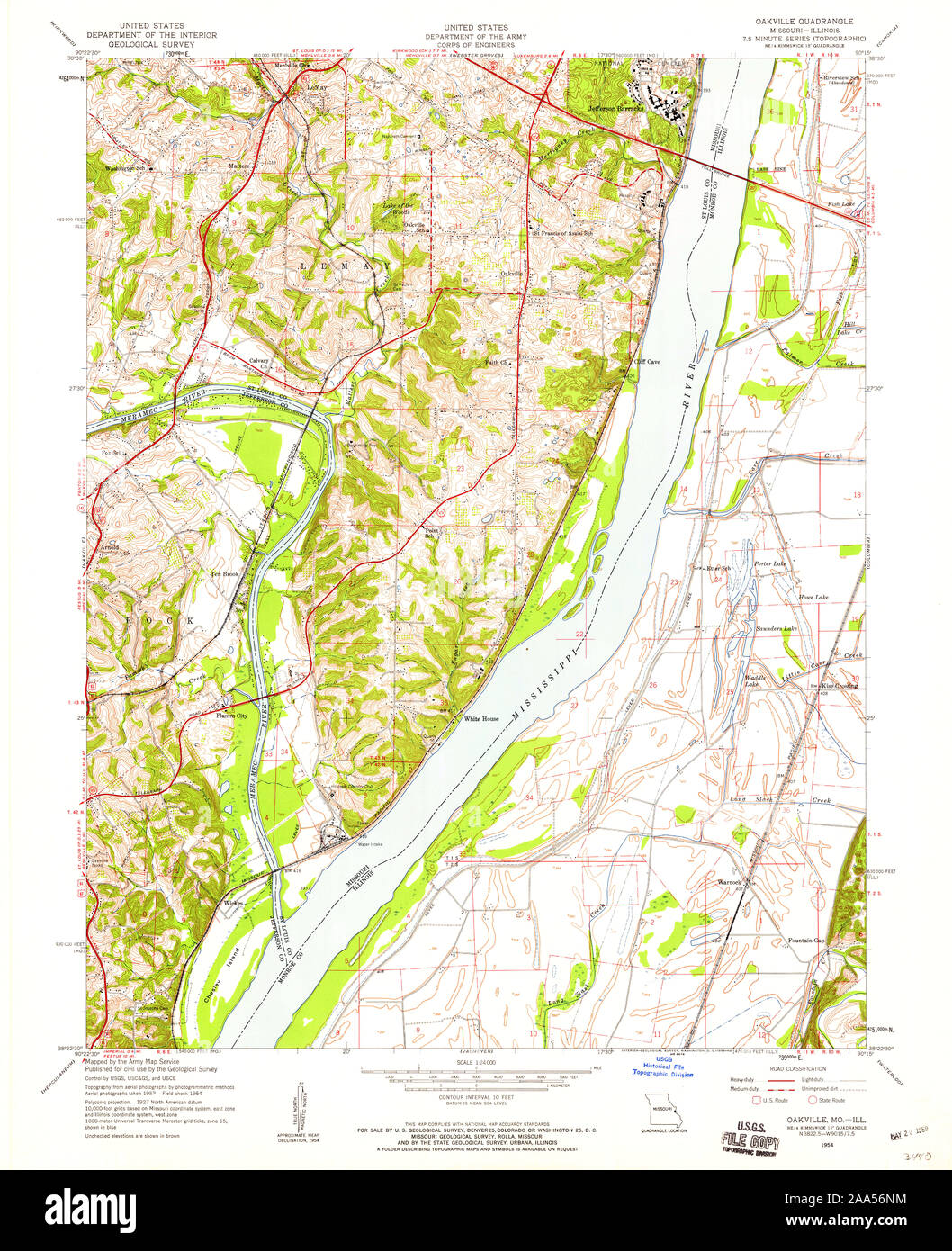 Map of oakville hi-res stock photography and images - Alamy