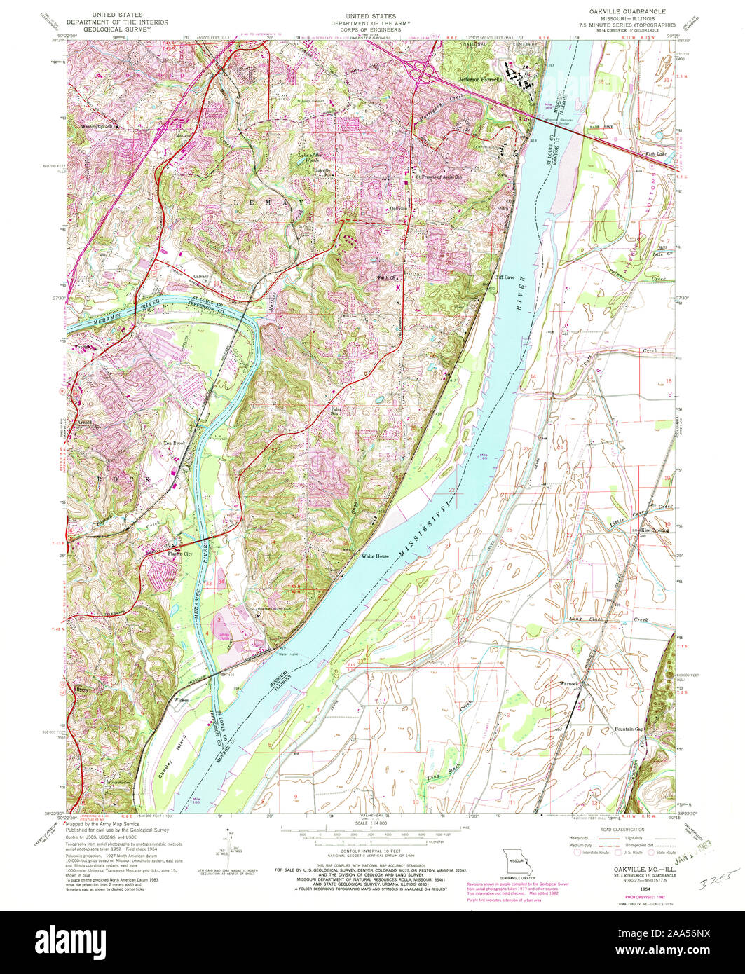 Map of oakville Cut Out Stock Images & Pictures Alamy