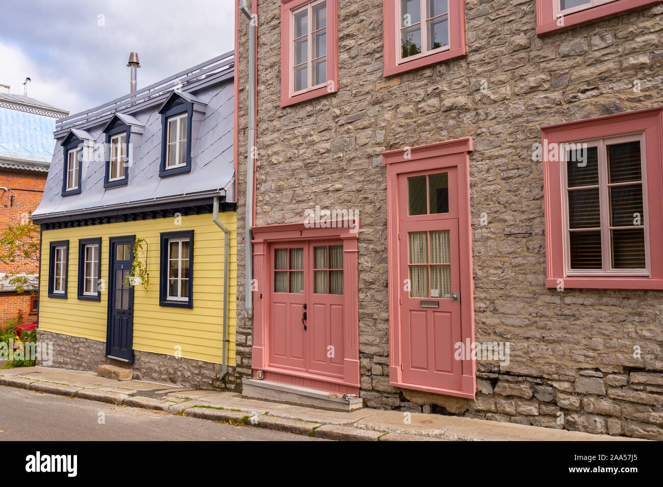 Quebec style house hires stock photography and images Alamy