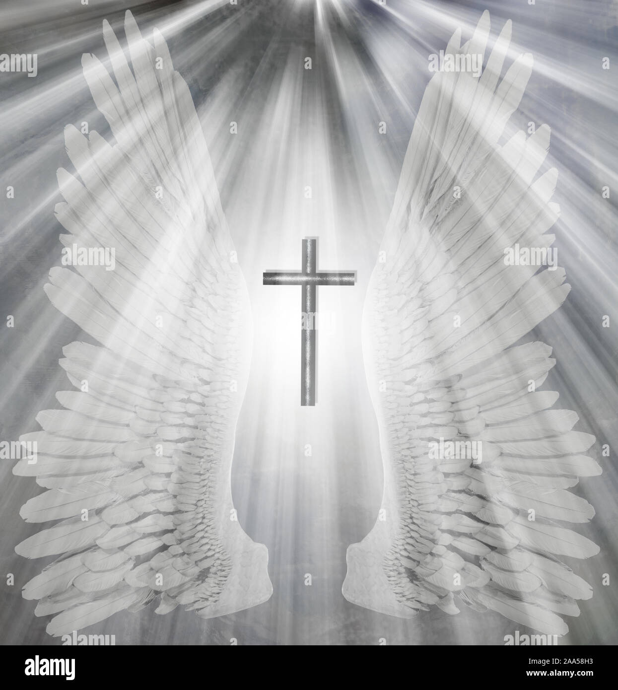 Pictures Of Crosses With Angel Wings