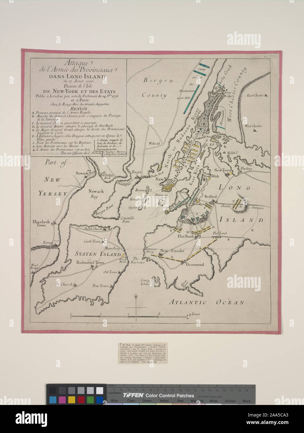 Citation Reference Eno 40 Attaque De L Arme Des Provinciauz Dans Long Island Du 27 Aoust 1776 Dessin De L Isle De New York Et Des Etats Stock Photo Alamy Citation Reference Eno 40 Attaque De L Arme Des Provinciauz Dans Long Island Du 27 Aoust 1776 Dessin De L Isle De New York Et Des Etats Stock Photo Alamy