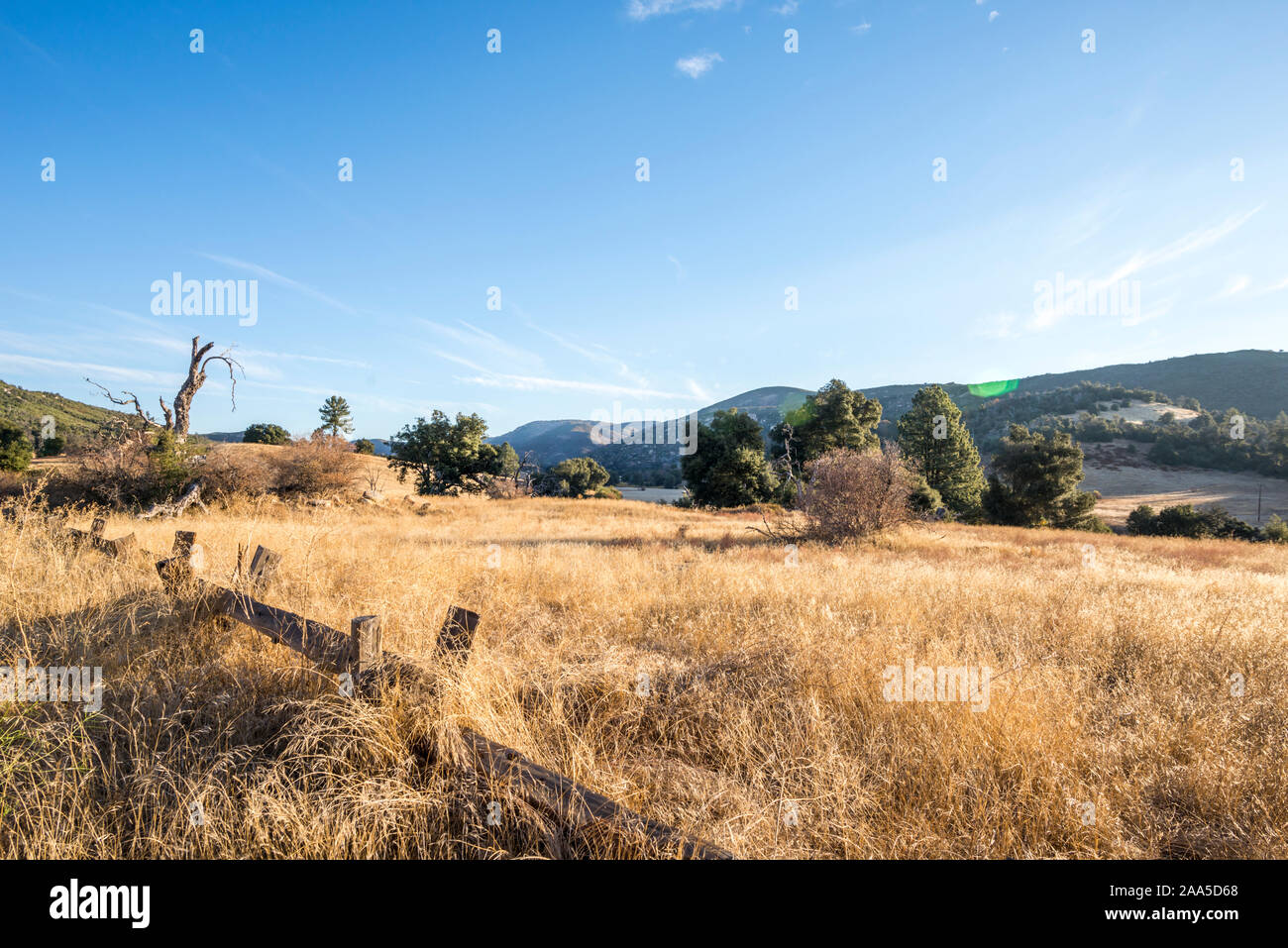 Cuyamaca Rancho State Park on an autumn morning. San Diego county, California, USA. Stock Photo