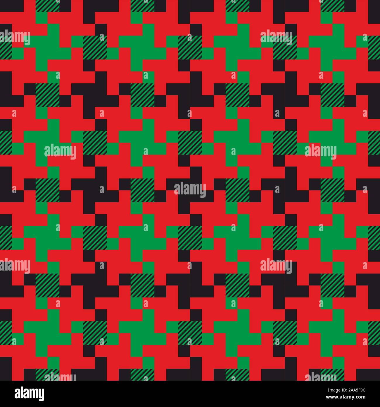 Christmas seamless vector pattern,new year fabric print figures. Stock Vector