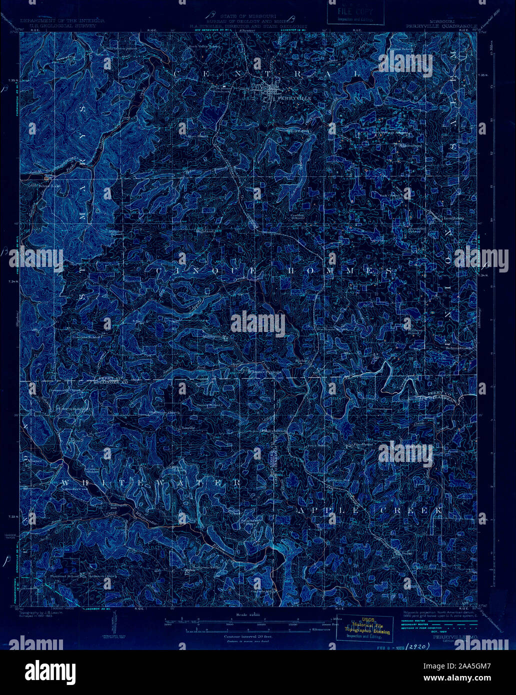 Map of perryville hires stock photography and images Alamy