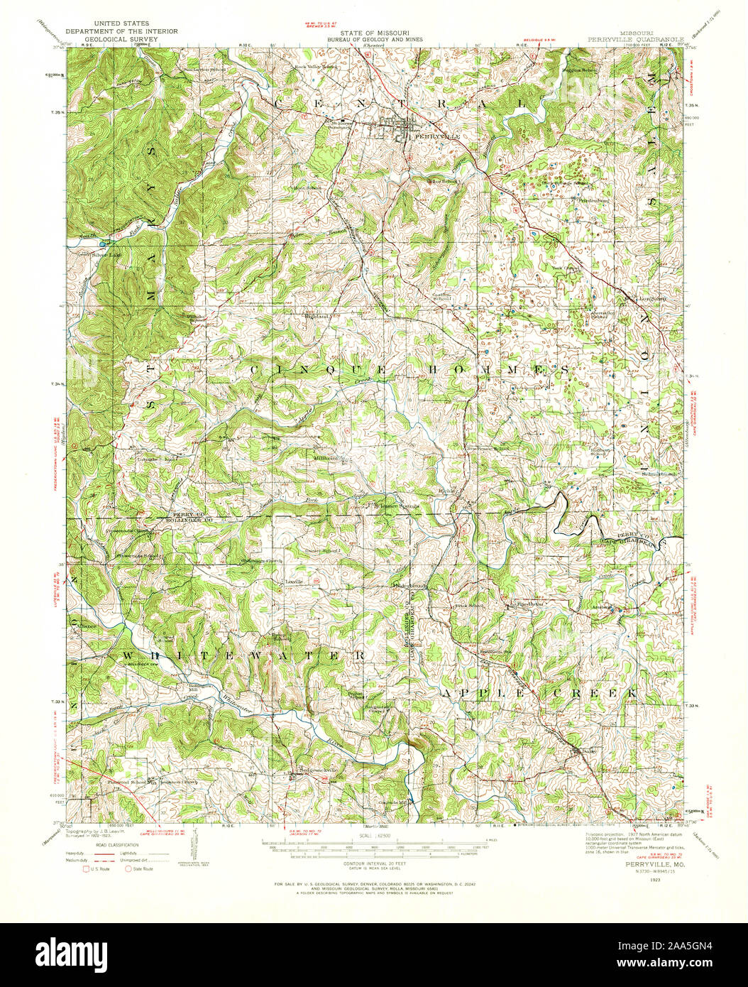 Map of perryville hires stock photography and images Alamy