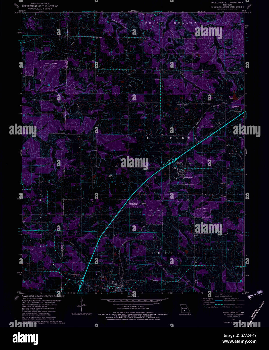 Map of phillipsburg hires stock photography and images Alamy