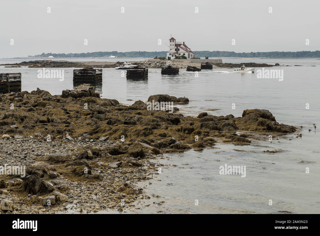 Located on Gerrish Island in southeast Maine, this old fort still reamins as a park for families