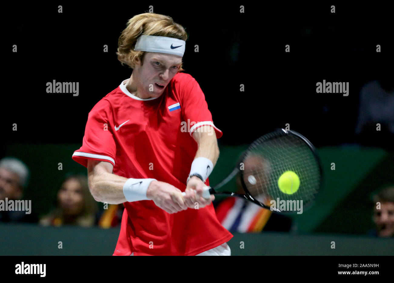 Madrid, Spain. 19th Nov, 2019. Tennis, Group B, Russia - Spain ...